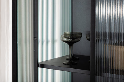 Garis Vitrineskab 40 x 160 x 70 Sort