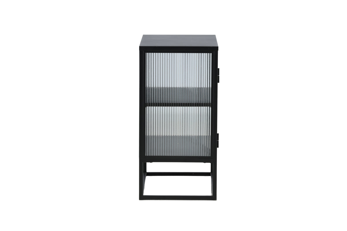 Garis Vitrineskab 40 x 80 x 70 Sort