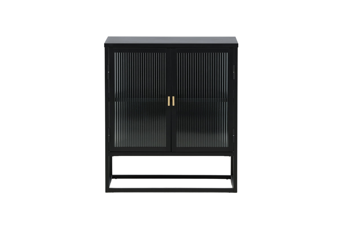Garis Vitrineskab 40 x 80 x 70 Sort