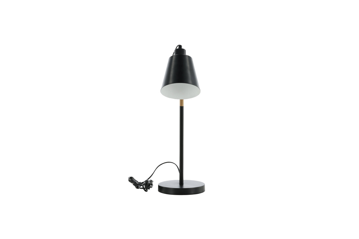 Skott bordlampe - sort, natur - billede 1