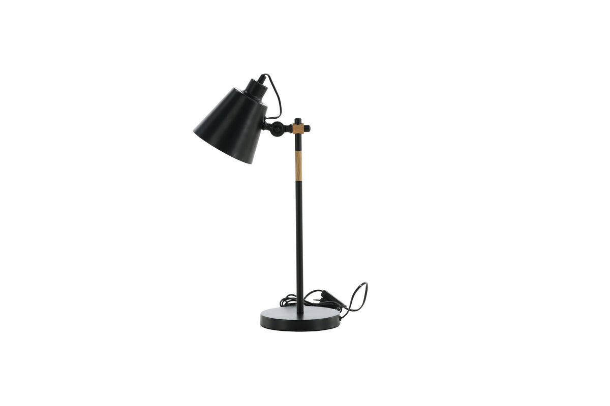 Skott bordlampe - sort, natur - billede 6