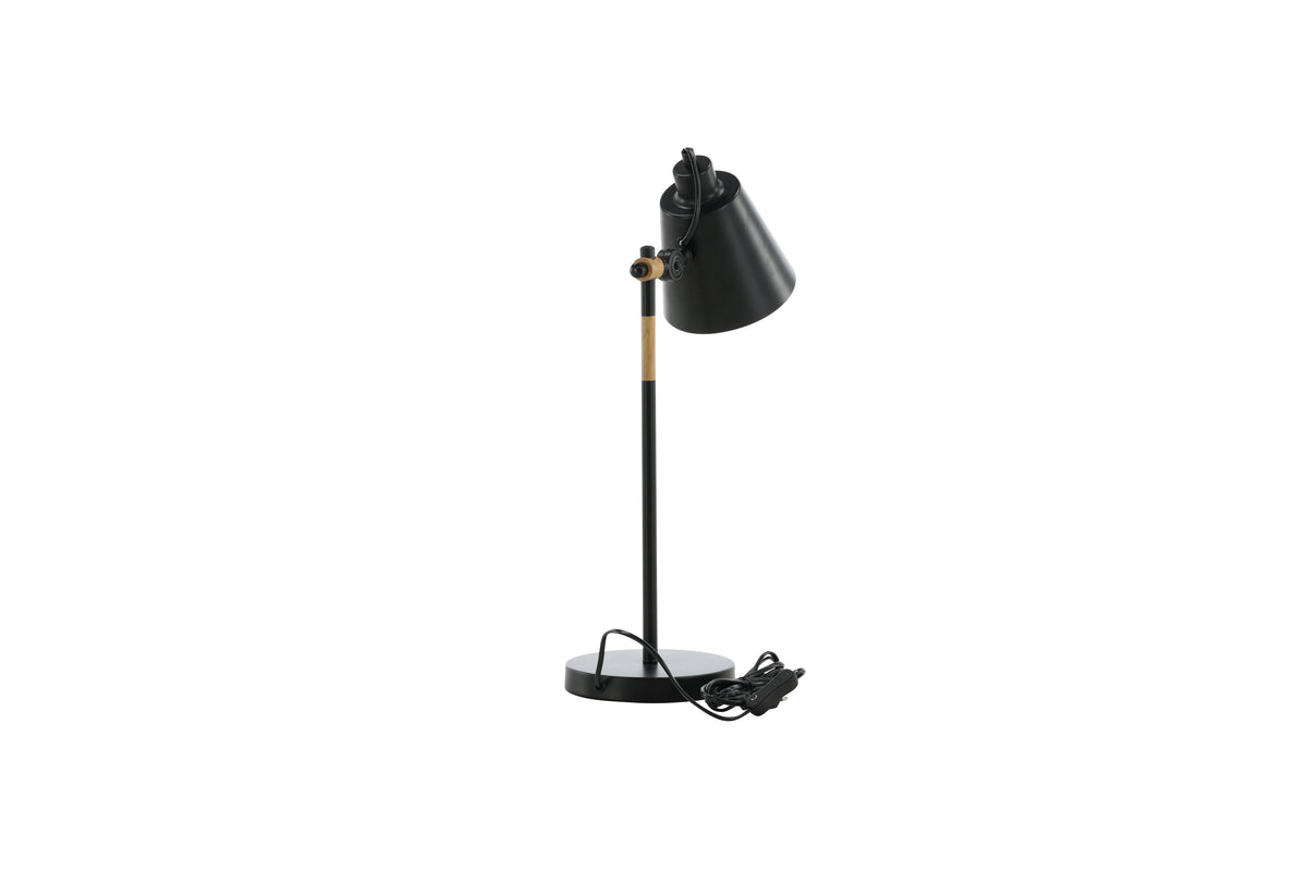 Skott bordlampe - sort, natur - billede 10