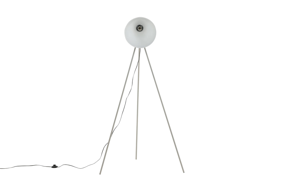 Tiv gulvlampe - beige, hvid - billede 1