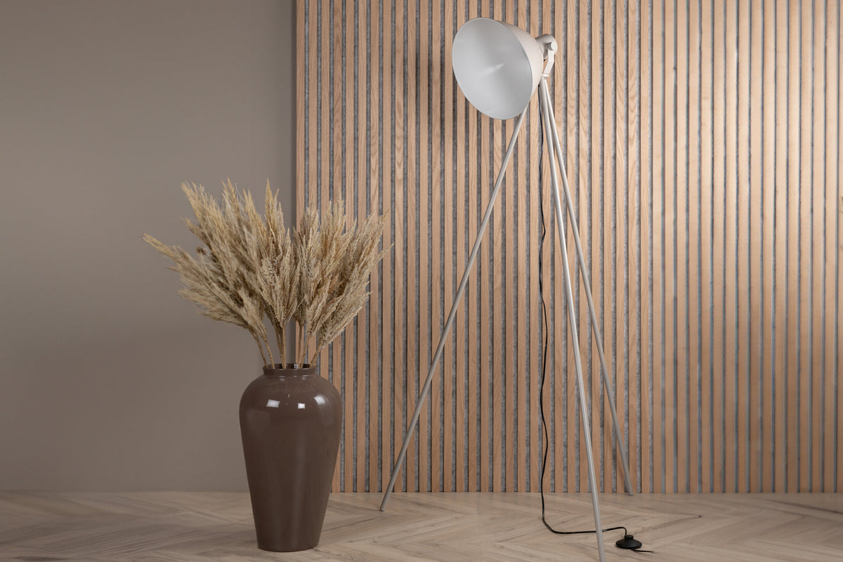 Tiv gulvlampe - beige, hvid - billede 6