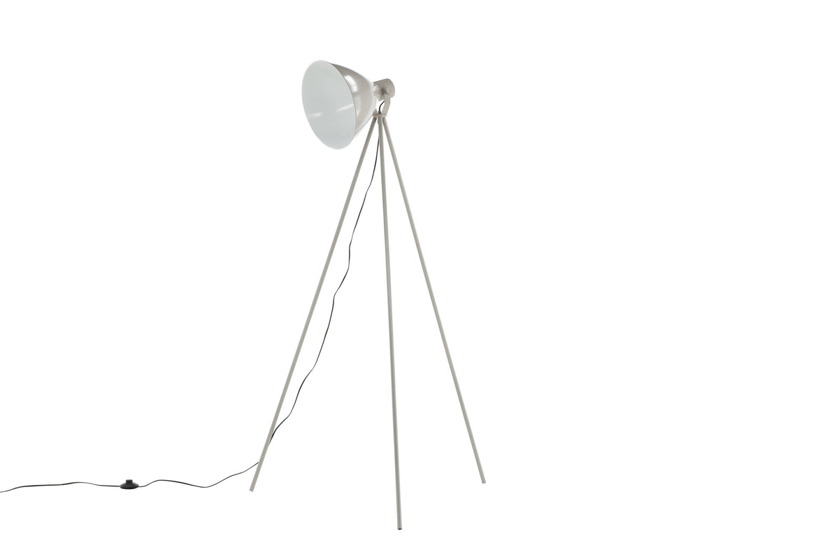 Tiv gulvlampe - beige, hvid - billede 2