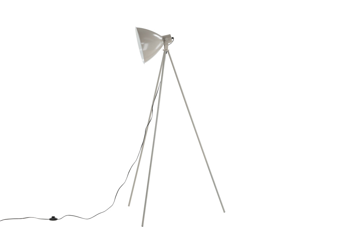 Tiv gulvlampe - beige, hvid - billede 3