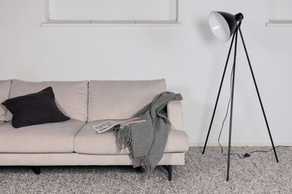Tiv gulvlampe - sort, hvid - billede 7