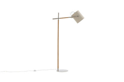 Dennis gulvlampe - beige, natur, hvid - billede 2