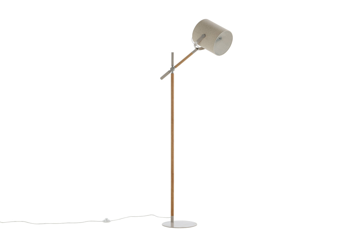 Dennis gulvlampe - beige, natur, hvid - billede 5