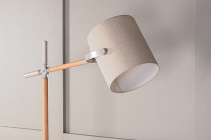 Dennis gulvlampe - beige, natur, hvid - billede 8