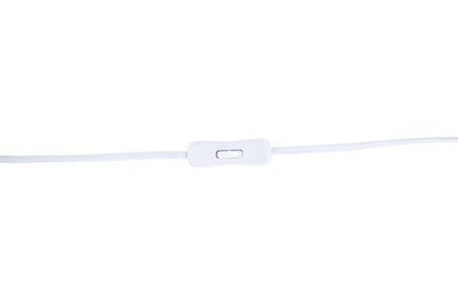 Kona bordlampe - Ø25 cm - beige, hvid - billede 3