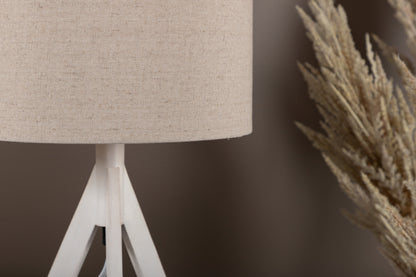 Kona bordlampe - Ø25 cm - beige, hvid - billede 17