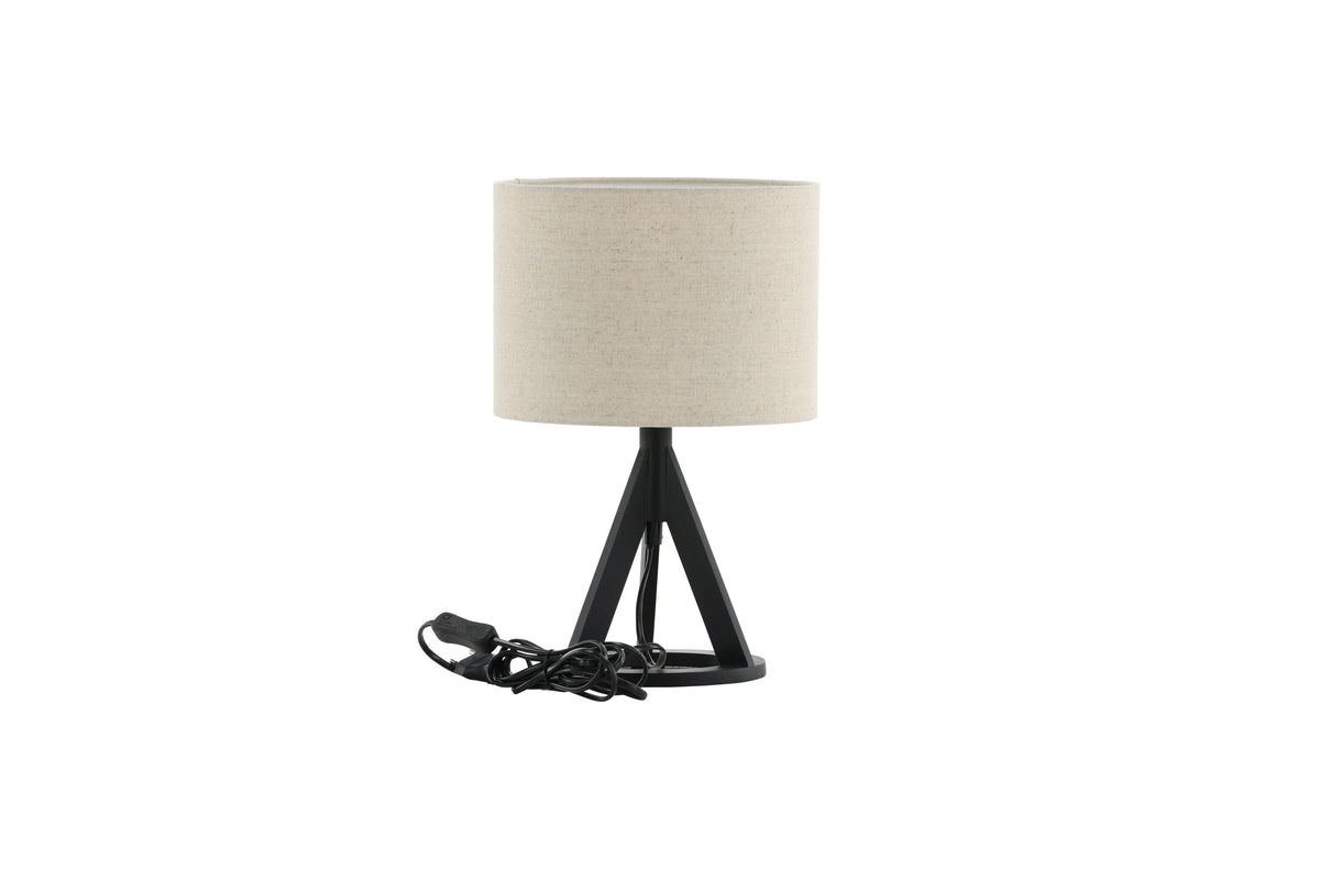 Kona bordlampe - Ø25 cm - beige, sort - billede 13