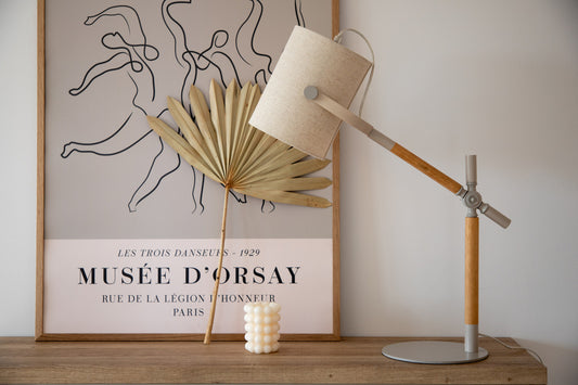 Dennis Bordlampe Beige