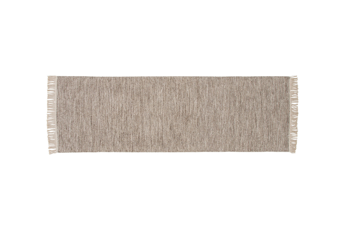Cyrus gulvtæppe - 250 × 80 cm - beige - billede 1