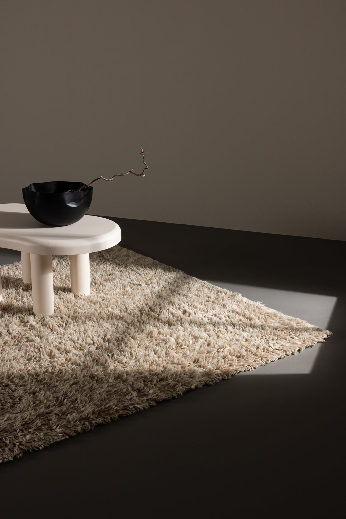 Leiko gulvtæppe - 300 × 200 cm - beige - billede 8
