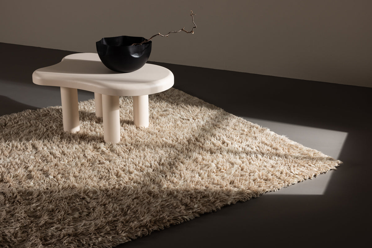 Leiko gulvtæppe - 300 × 200 cm - beige - billede 3