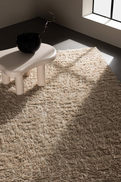 Leiko gulvtæppe - 300 × 200 cm - beige - billede 10