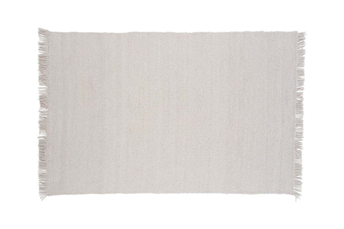Betina gulvtæppe - 400 × 300 cm - hvid - billede 1
