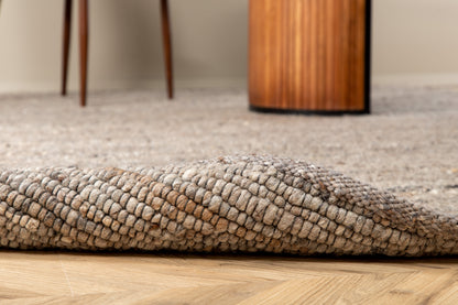 Loump gulvtæppe - 300 × 200 cm - beige, grå - billede 10