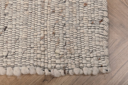 Loump gulvtæppe - 230 × 160 cm - beige, hvid - billede 6