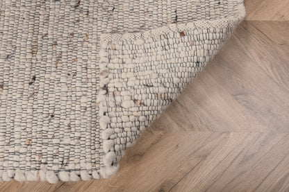 Loump gulvtæppe - 230 × 160 cm - beige, hvid - billede 7