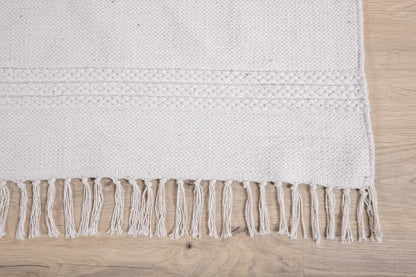 Nico gulvtæppe - 230 × 160 cm - knækket hvid - billede 7