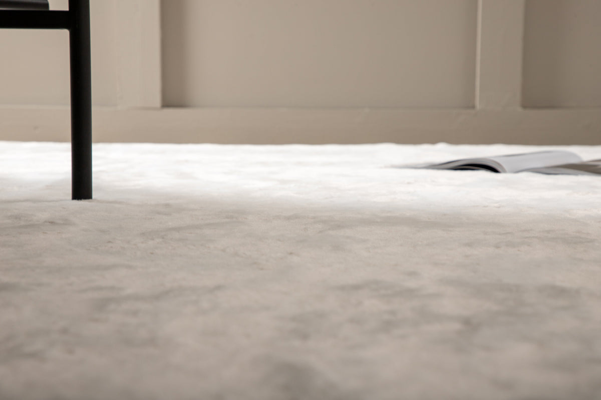 Nina gulvtæppe - 230 × 160 cm - hvid - billede 8