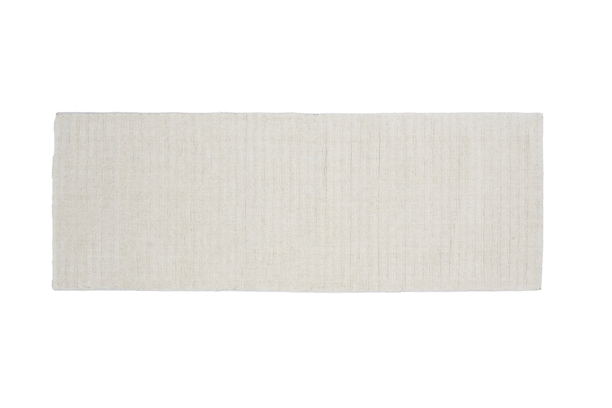 Milton tæppeløber - 200 × 70 cm - hvid - billede 1