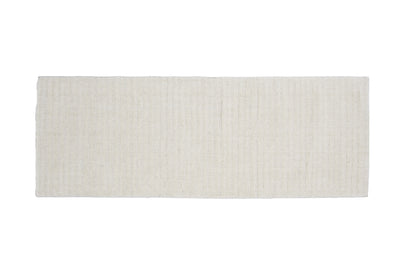 Milton tæppeløber - 200 × 70 cm - hvid - billede 1