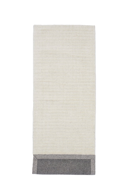 Milton tæppeløber - 200 × 70 cm - hvid - billede 10