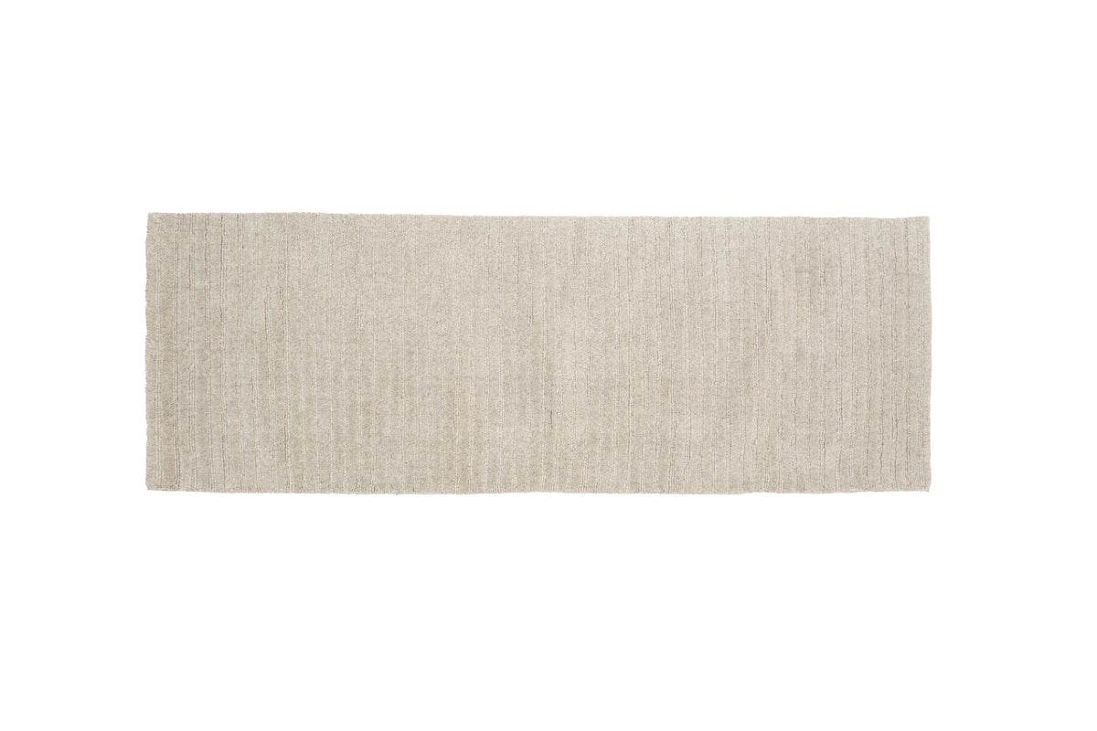 Milton tæppeløber - 200 × 70 cm - lysegrå - billede 1
