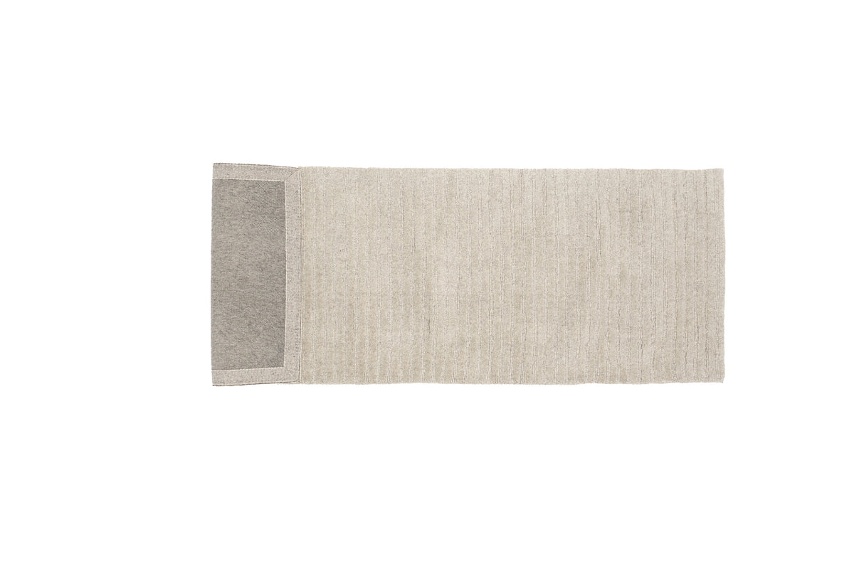 Milton tæppeløber - 200 × 70 cm - lysegrå - billede 2