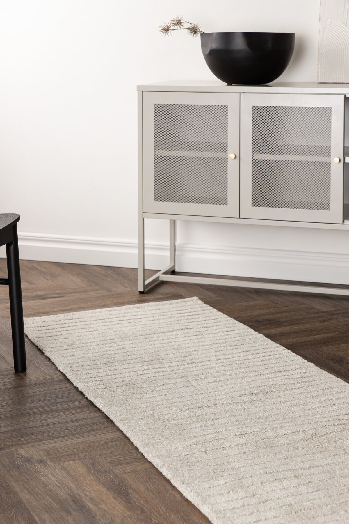 Milton tæppeløber - 200 × 70 cm - lysegrå - billede 10