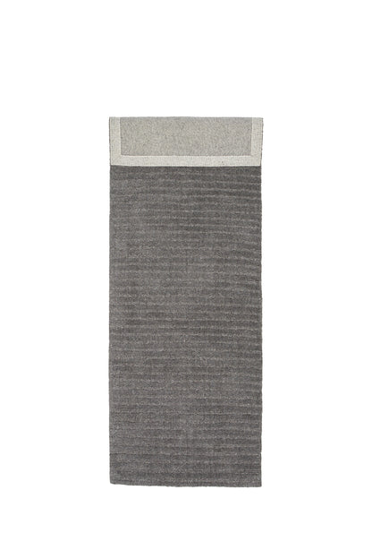 Milton tæppeløber - 200 × 70 cm - mørkegrå - billede 10