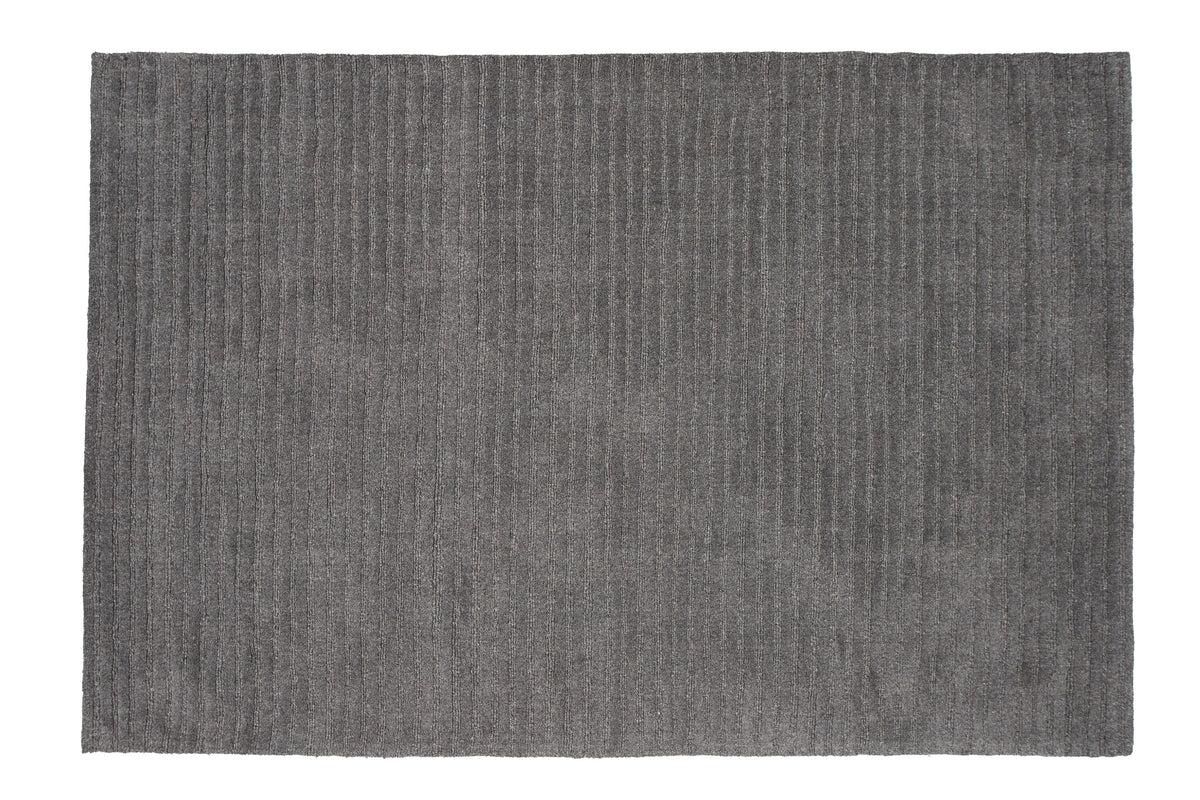 Milton gulvtæppe - 230 × 160 cm - mørkegrå - billede 1