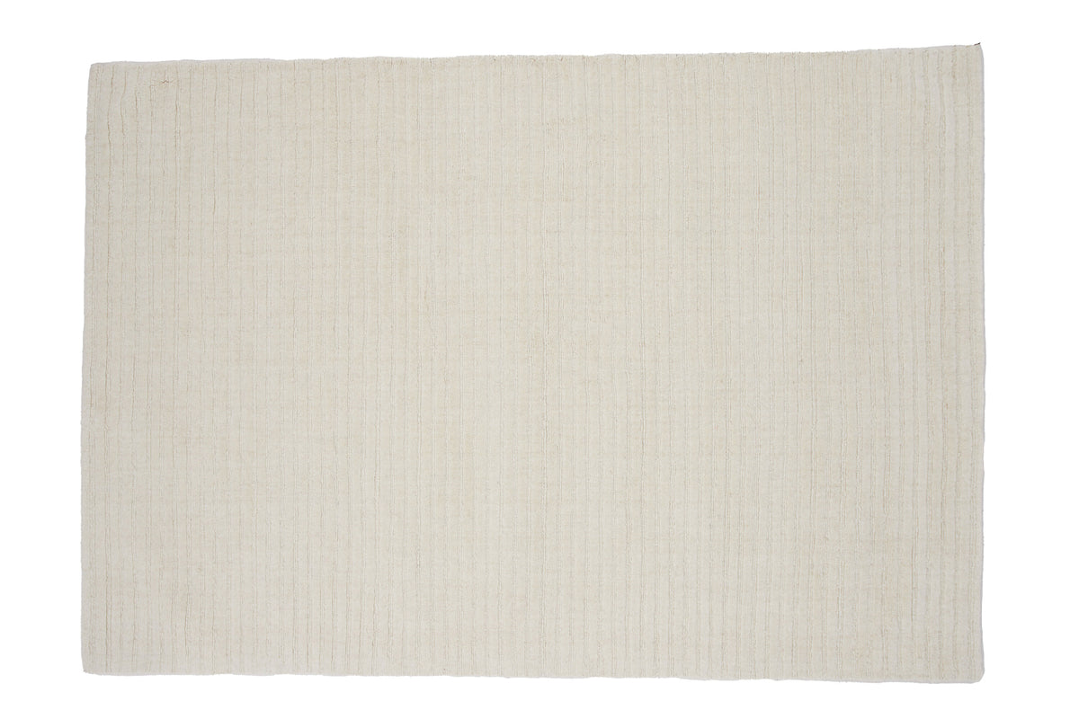 Milton gulvtæppe - 300 × 200 cm - hvid - billede 1