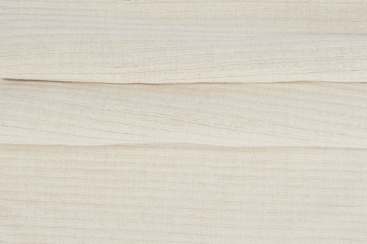 Milton gulvtæppe - 300 × 200 cm - hvid - billede 6