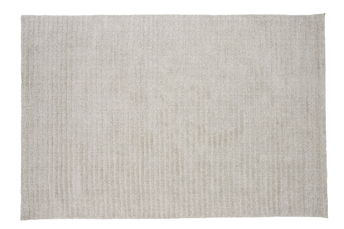 Milton gulvtæppe - 300 × 200 cm - lysegrå - billede 1