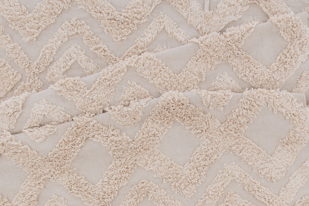 Hilma gulvtæppe - 230 × 160 cm - beige, natur - billede 3