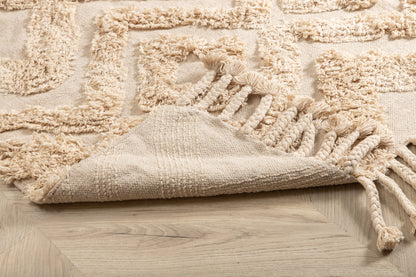 Hilma gulvtæppe - 230 × 160 cm - beige, natur - billede 9