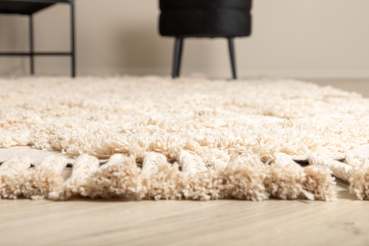 Hilma gulvtæppe - 230 × 160 cm - beige, natur - billede 13