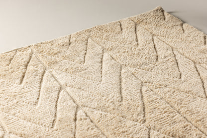 Zoe gulvtæppe - 300 × 200 cm - beige - billede 5