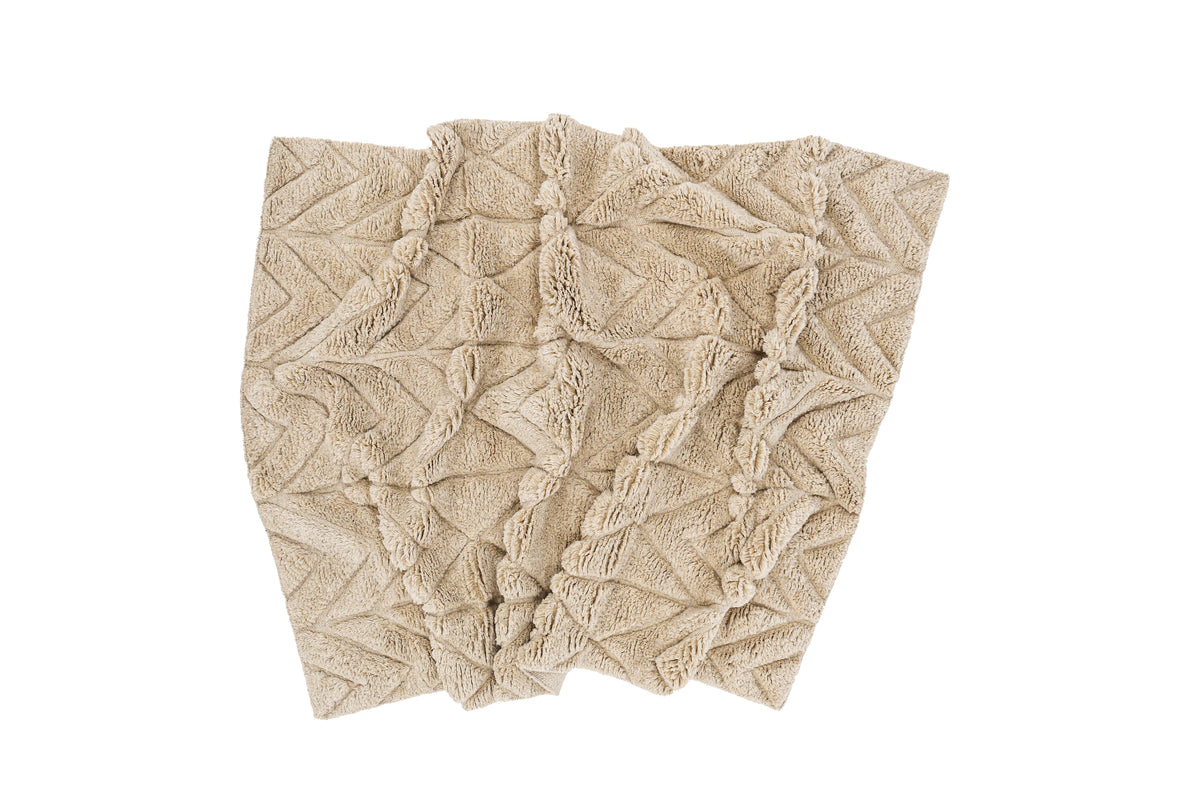 Zoe gulvtæppe - 400 × 300 cm - beige - billede 3