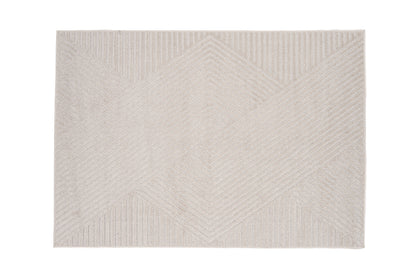 Aron gulvtæppe - 230 × 160 cm - hvid - billede 1