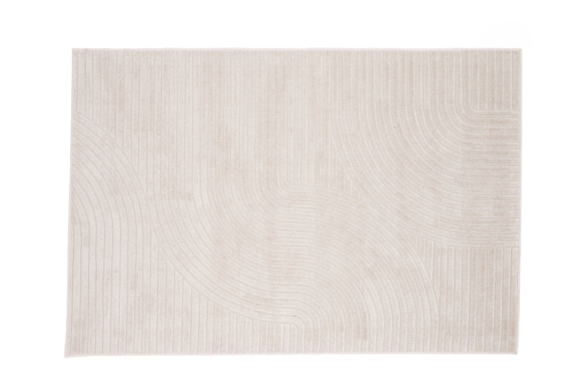 Vince gulvtæppe - 340 × 240 cm - hvid - billede 1