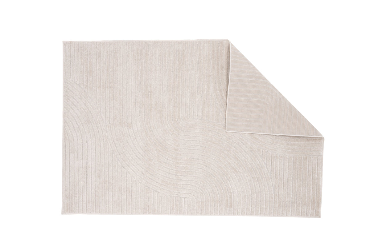 Vince gulvtæppe - 340 × 240 cm - hvid - billede 2