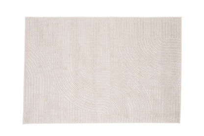 Vince gulvtæppe - 230 × 160 cm - hvid - billede 1