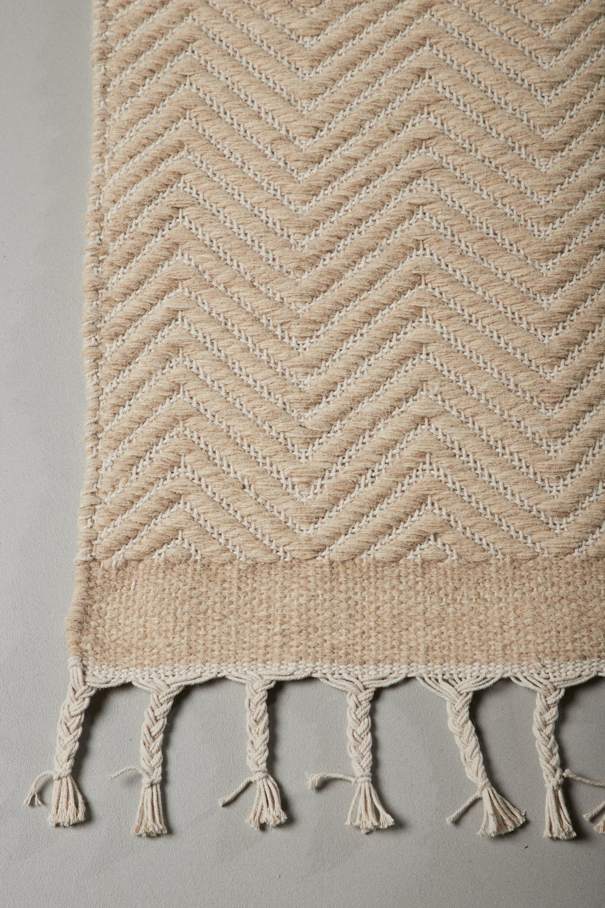 Loke gulvtæppe - 300 × 200 cm - beige, hvid - billede 16