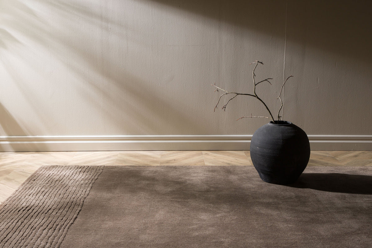 Matteo gulvtæppe - 350 × 250 cm - brun - billede 3